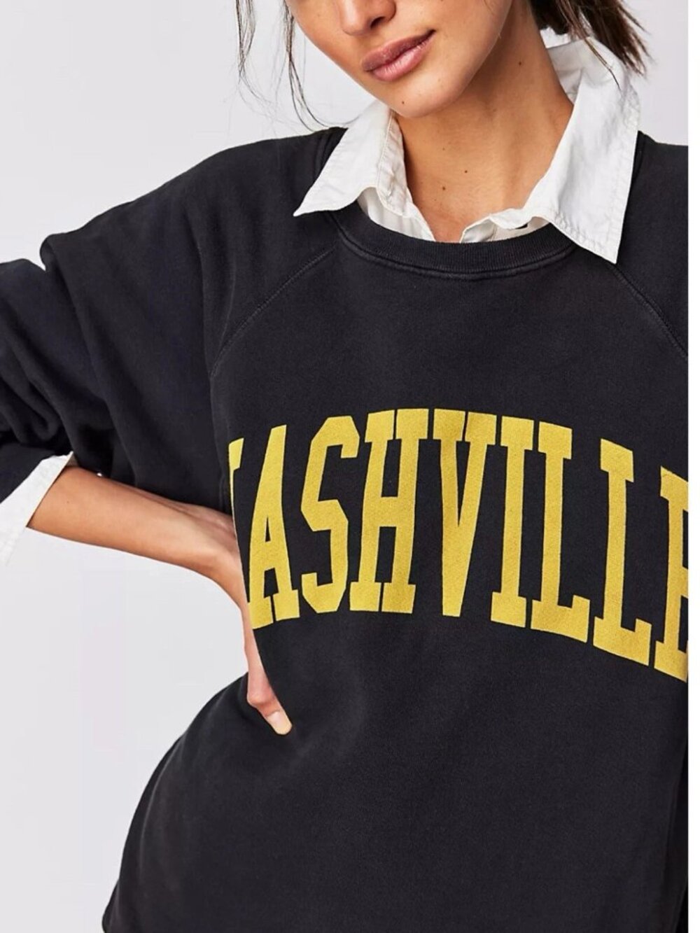Free People Original Retro Brand “NASHVILLE” Sweatshirt NWT!